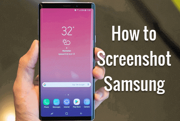 Screenshot on a Samsung Mobile